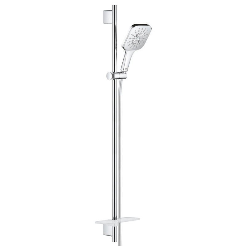 Sprchový set GROHE Rainshower SmartActive Cube na stěnu s poličkou chrom 26587000