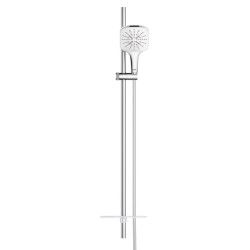 Sprchový set GROHE Rainshower SmartActive Cube na stěnu s poličkou měsíční bílá 26587LS0