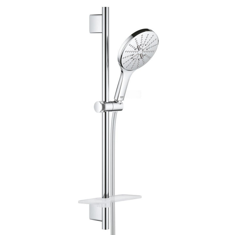 Sprchový set GROHE Rainshower SmartActive na stěnu s poličkou chrom 26591000