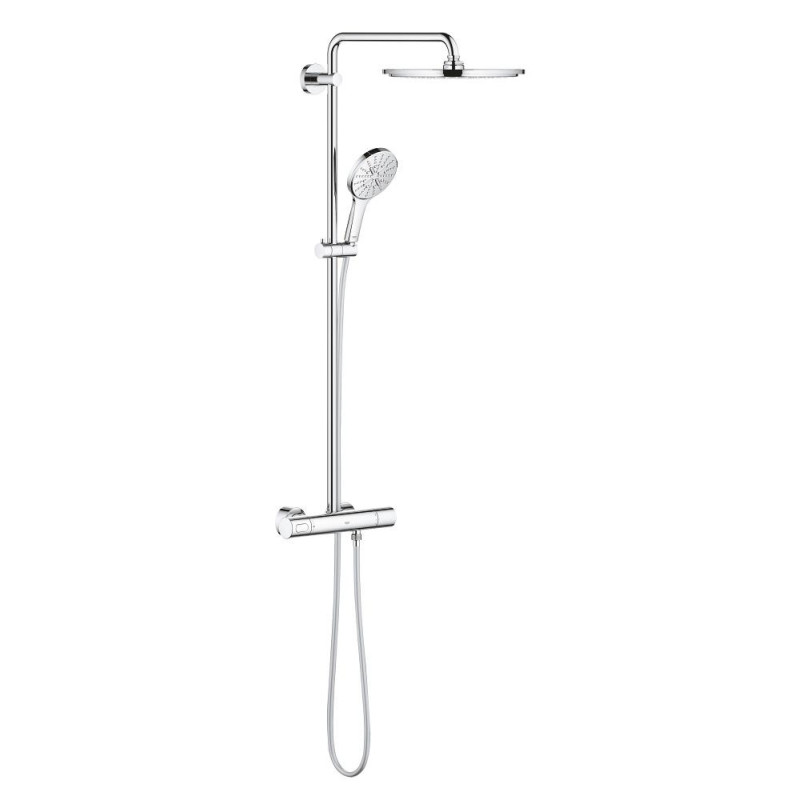 Sprchový systém GROHE Rainshower SmartActive na stěnu s termostatickou baterií chrom 27966001