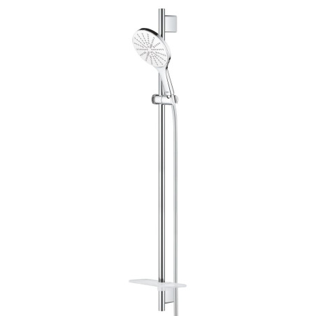 Sprchový set GROHE Rainshower SmartActive na stěnu s poličkou měsíční bílá 26594LS0