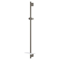 Sprchová tyč GROHE Rainshower SmartActive na stěnu s poličkou kartáčovaný Hard Graphite 26603AL0