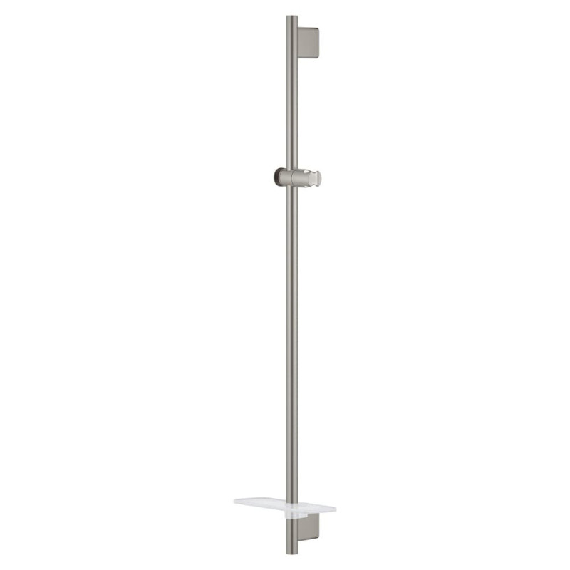 Sprchová tyč GROHE Rainshower SmartActive na stěnu s poličkou supersteel 26603DC0
