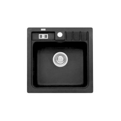 Set dřezu a baterie Alveus Niagara 20 + Tonia / 91 černá SETA103