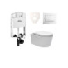 Cenově zvýhodněný závěsný WC set Jika k zazdění + WC SAT Brevis SIKOJW1