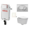 Cenově zvýhodněný závěsný WC set Alca k zazdění + WC SAT Brevis SIKOAW3