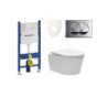 Cenově zvýhodněný závěsný WC set Geberit do lehkých stěn / předstěnová montáž+ WC SAT Brevis SIKOGES7W71