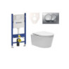 Cenově zvýhodněný závěsný WC set Geberit do lehkých stěn / předstěnová montáž+ WC SAT Brevis SIKOGES7W72