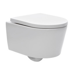 Cenově zvýhodněný závěsný WC set Roca do lehkých stěn / předstěnová montáž+ WC SAT Brevis SIKORSW1