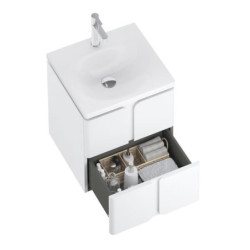 Koupelnová skříňka pod desku Ravak Balance 60x50x46 cm Bílá lesk X000001367