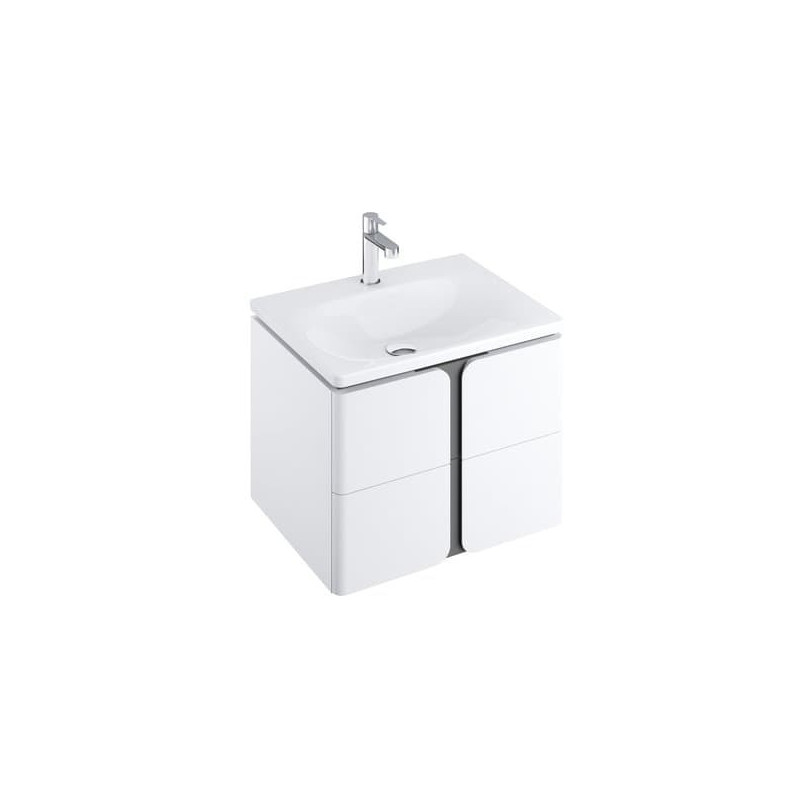 Koupelnová skříňka pod desku Ravak Balance 60x50x46 cm Bílá lesk X000001367