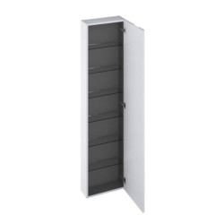 Koupelnová skříňka vysoká Ravak Balance 40x160x17,5 cm Bílá lesk X000001373