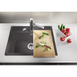 Dřezová baterie Blanco ALTA - S Compact s vytahovací sprškou antracit/chrom 515333