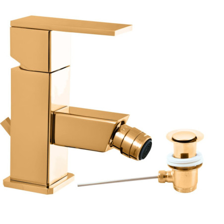 Bidetová baterie RAV SLEZÁK Loira s výpustí zlatá LR545.5KZ