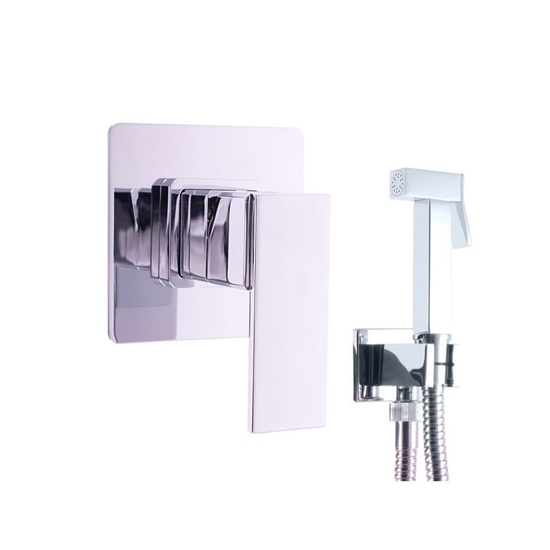 Bidetová baterie RAV SLEZÁK Loira včetně podomítkového tělesa chrom LR542/1