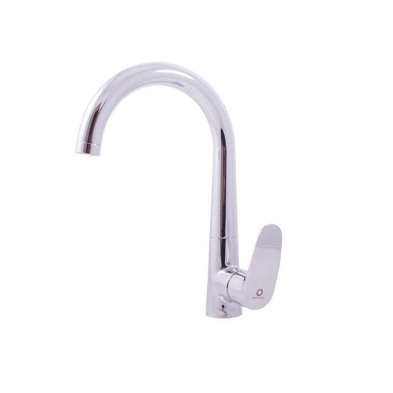 Dřezová baterie RAV SLEZÁK Amur s otočným ramínkem chrom AM719.5