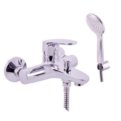 Vanová baterie RAV SLEZÁK Amur se sprchovým setem 150 mm chrom AM754.5/1
