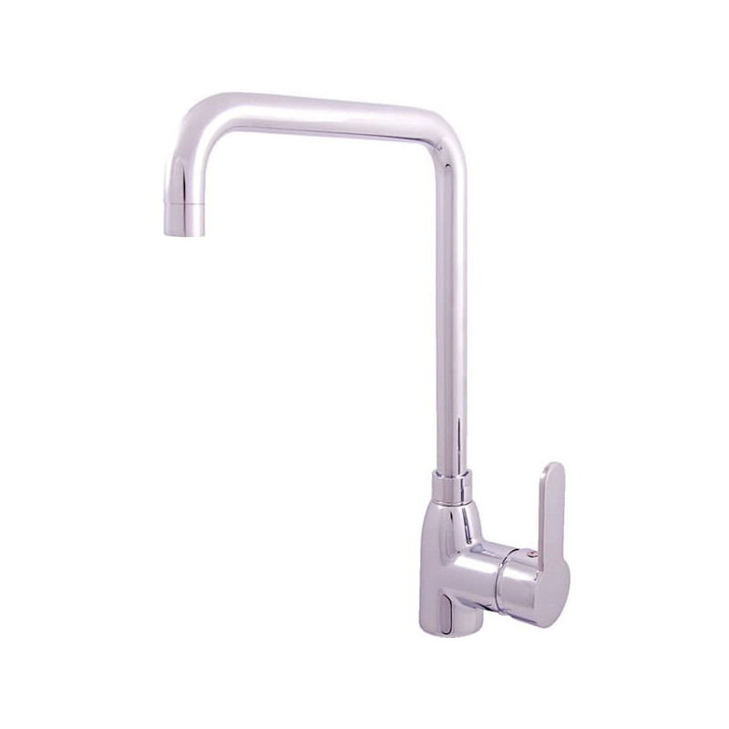 Dřezová baterie RAV SLEZÁK Zambezi s otočným ramínkem chrom ZA007.5/5