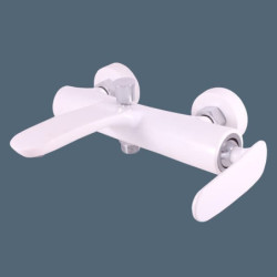 Vanová baterie RAV SLEZÁK Tigris 150 mm bílá/chrom TG154.5BC