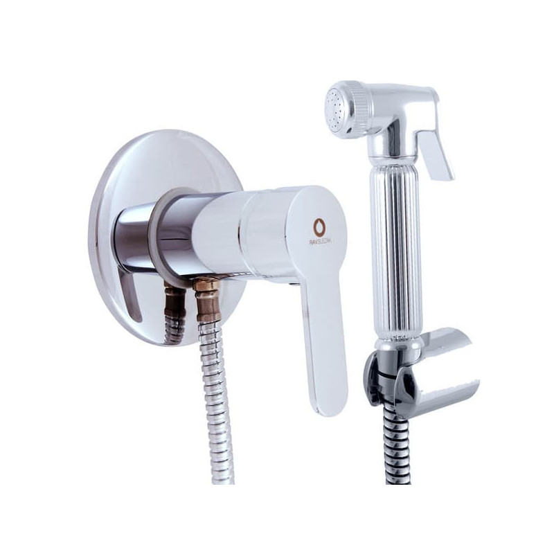 Bidetová baterie RAV SLEZÁK Zambezi s bidetovou sprškou chrom ZA047/1