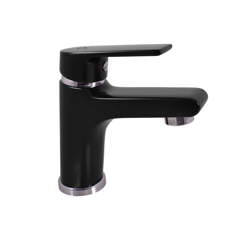 Umyvadlová baterie RAV SLEZÁK Colorado bez výpusti černá/chrom CO126.0CMATC