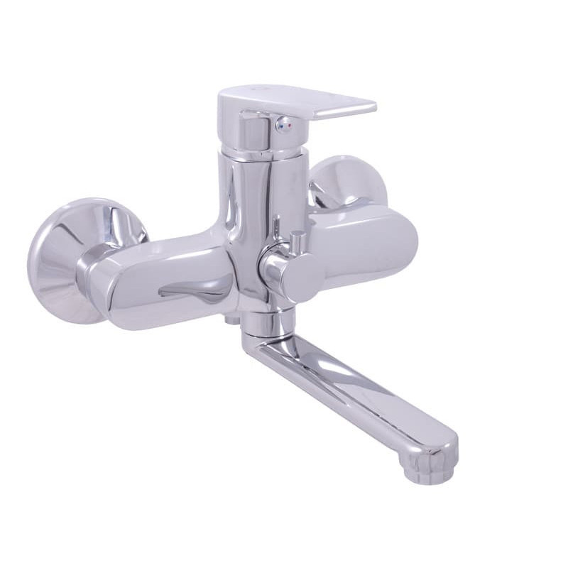 Vanová baterie RAV SLEZÁK Colorado s otočným ramínkem 150 mm chrom CO151.5