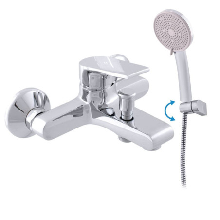 Vanová baterie RAV SLEZÁK Colorado se sprchovým setem 100 mm chrom CO154.0/2