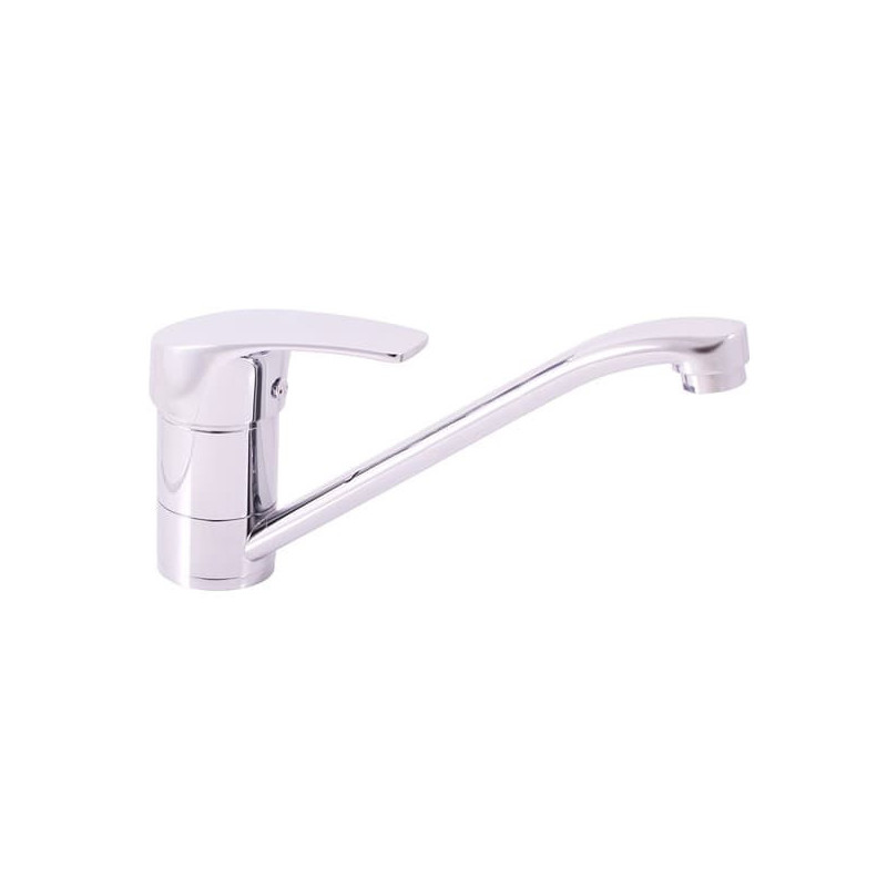 Dřezová baterie RAV SLEZÁK Kongo s otočným ramínkem chrom K005.0