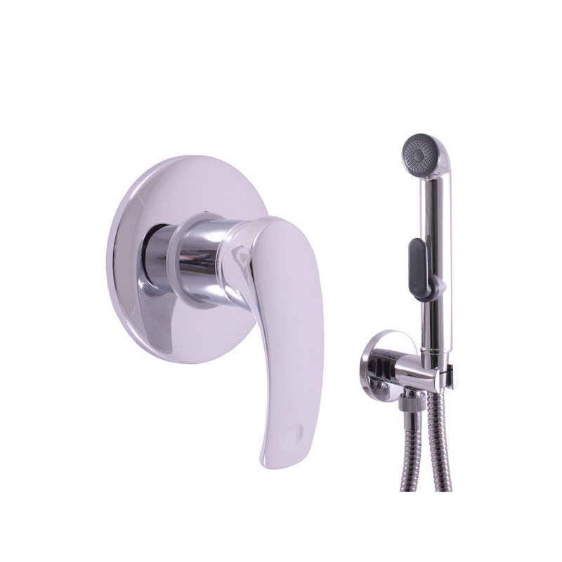 Bidetová baterie RAV SLEZÁK Mississippi s bidetovou sprškou chrom MS042