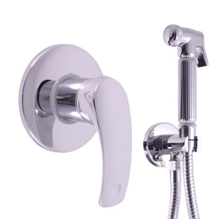 Bidetová baterie RAV SLEZÁK Mississippi s bidetovou sprškou chrom MS042/1