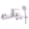 Vanová baterie RAV SLEZÁK Vltava se sprchovým setem 150 mm chrom VT454.5/1