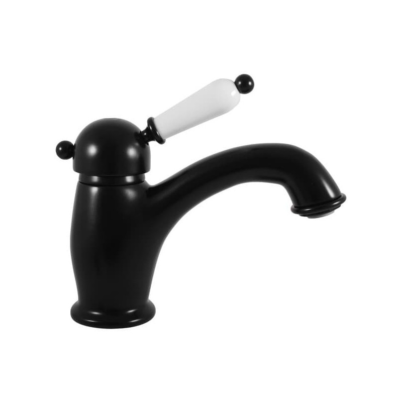 Umyvadlová baterie RAV SLEZÁK Labe bez výpusti černá L526.0CMAT