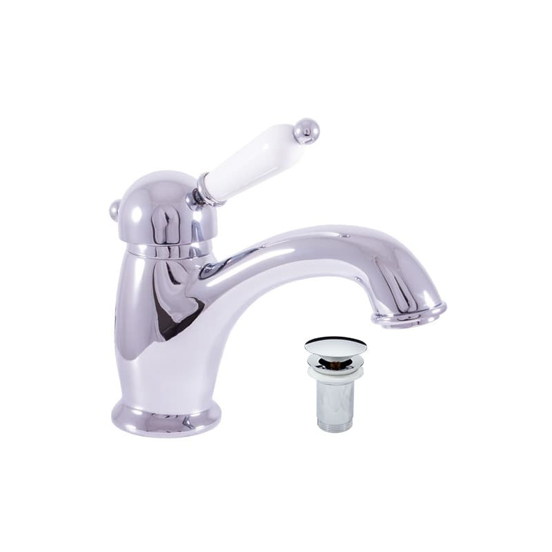 Umyvadlová baterie RAV SLEZÁK Labe s clic-clacem chrom L527.5K