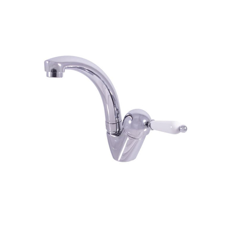 Umyvadlová baterie RAV SLEZÁK Labe s otočným ramínkem chrom L506.0/2