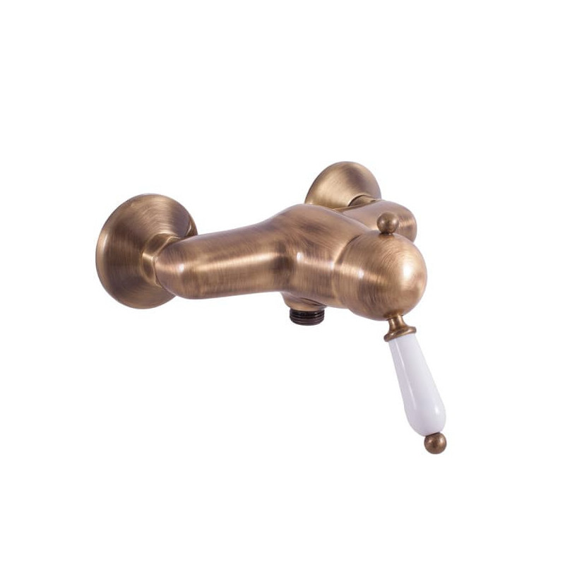 Sprchová baterie RAV SLEZÁK Labe 150 mm stará mosaz L581.5SM