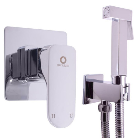 Bidetová baterie RAV SLEZÁK Yukon s bidetovou sprškou chrom YU142/1