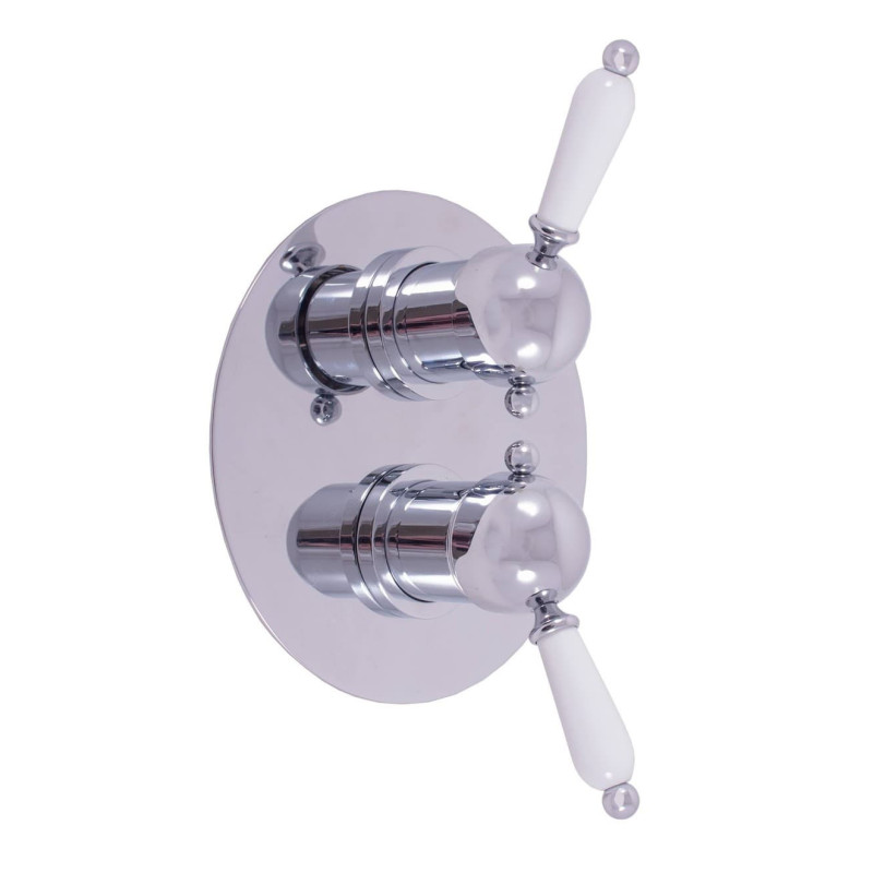 Sprchová a vanová baterie RAV SLEZÁK Labe s přepínačem chrom L586K