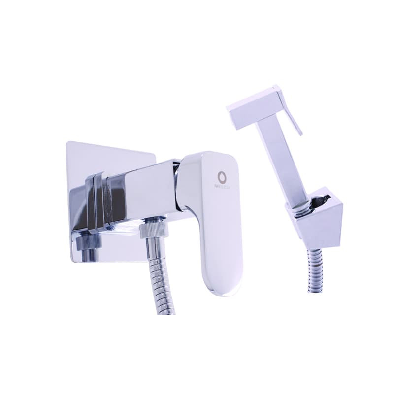 Bidetová baterie RAV SLEZÁK Yukon s bidetovou sprškou chrom YU147/1