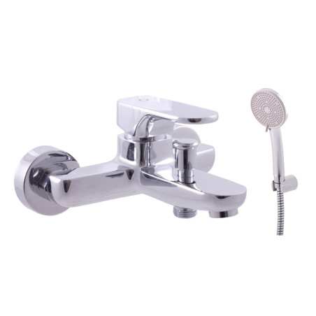 Vanová baterie RAV SLEZÁK Yukon se sprchovým setem 150 mm chrom YU154.5/1