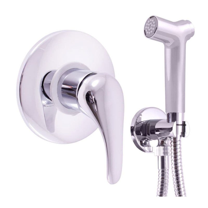 Bidetová baterie RAV SLEZÁK Sázava s bidetovou sprškou chrom SA542