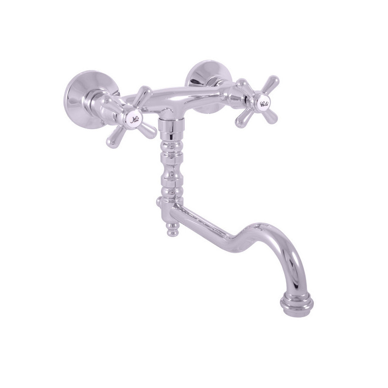 Dřezová baterie RAV SLEZÁK Morava 100 mm chrom MK101.0/29