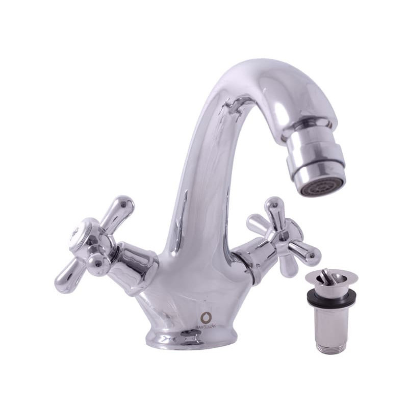 Bidetová baterie RAV SLEZÁK Morava s výpustí chrom MK143.5