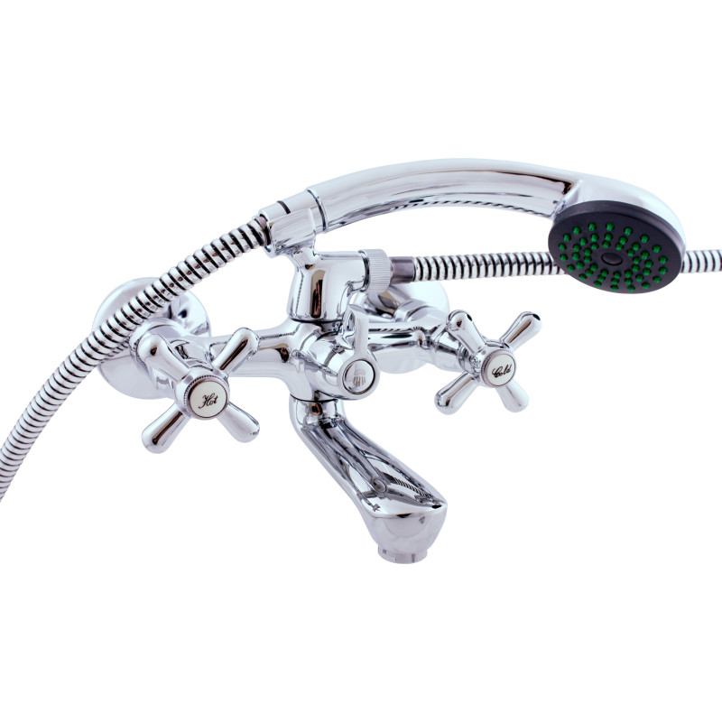 Vanová baterie RAV SLEZÁK Morava se sprchovým setem 150 mm chrom MK154.5/1