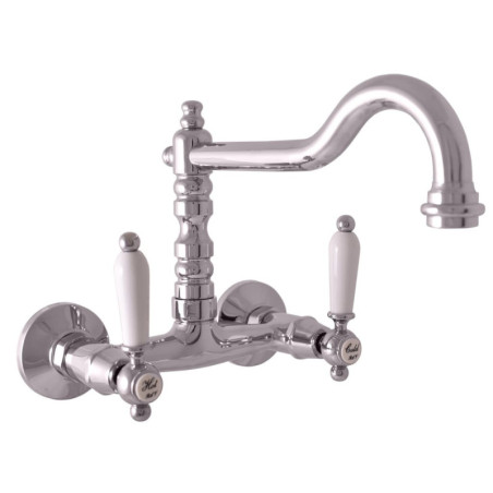 Dřezová baterie RAV SLEZÁK Morava 100 mm chrom MK502.0/28