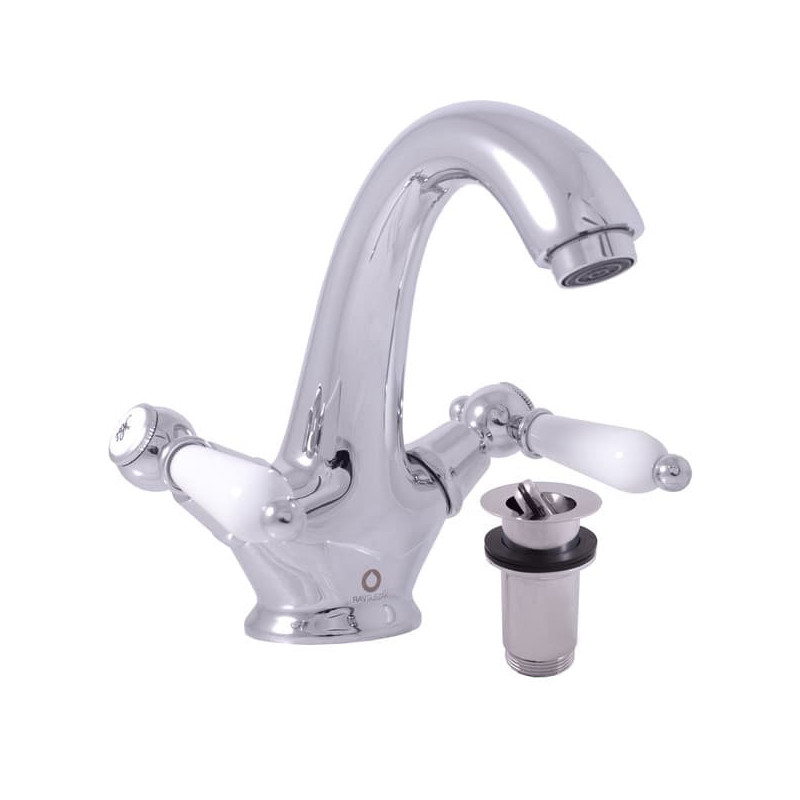 Umyvadlová baterie RAV SLEZÁK Morava s výpustí chrom MK529.0