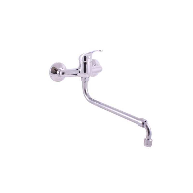 Dřezová baterie RAV SLEZÁK Sázava s otočným ramínkem 100 mm chrom SA001.0/25