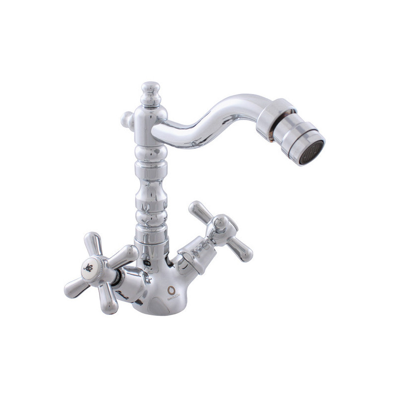 Bidetová baterie RAV SLEZÁK Morava s otočným ramínkem chrom MK120.5/9