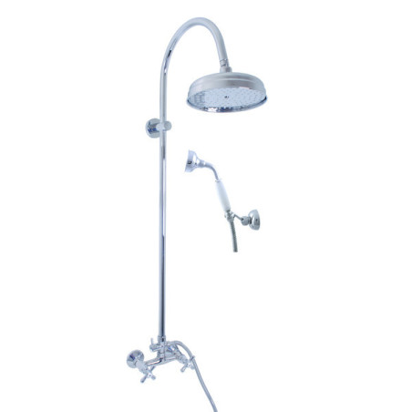Sprchový systém RAV SLEZÁK Morava s kohoutkovou baterií chrom MK181.0/3