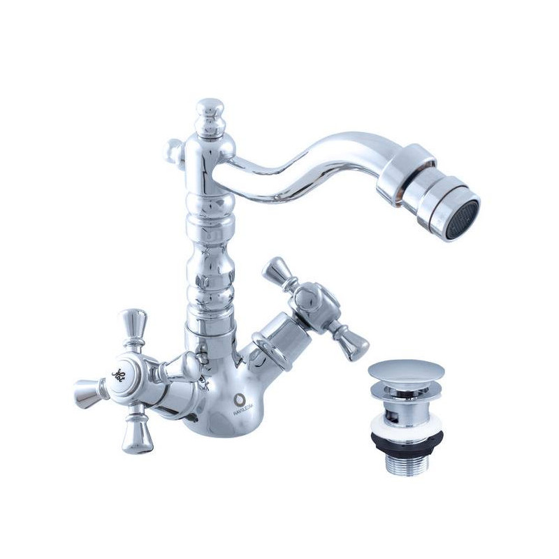 Bidetová baterie RAV SLEZÁK Morava s clic-clacem chrom MK321.0/9