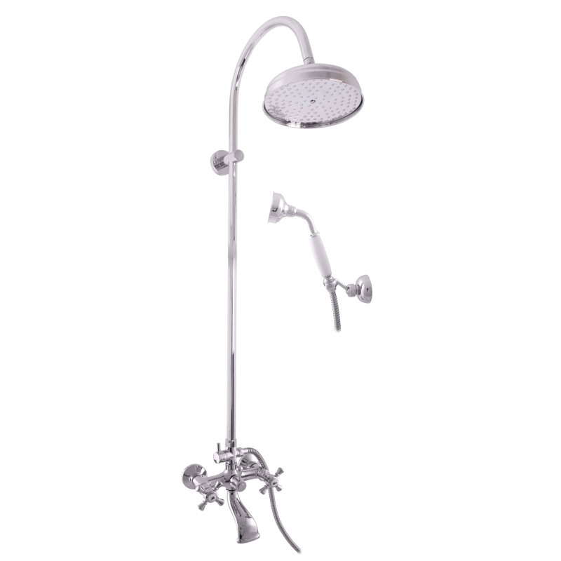 Vanová baterie RAV SLEZÁK Morava se sprchovým setem 150 mm chrom MK359.5/3